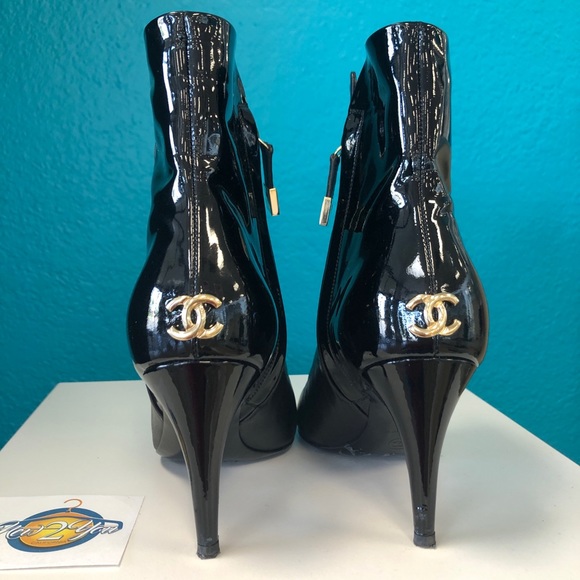 Chanel Black Heeled Bootie - Picture 2 of 8